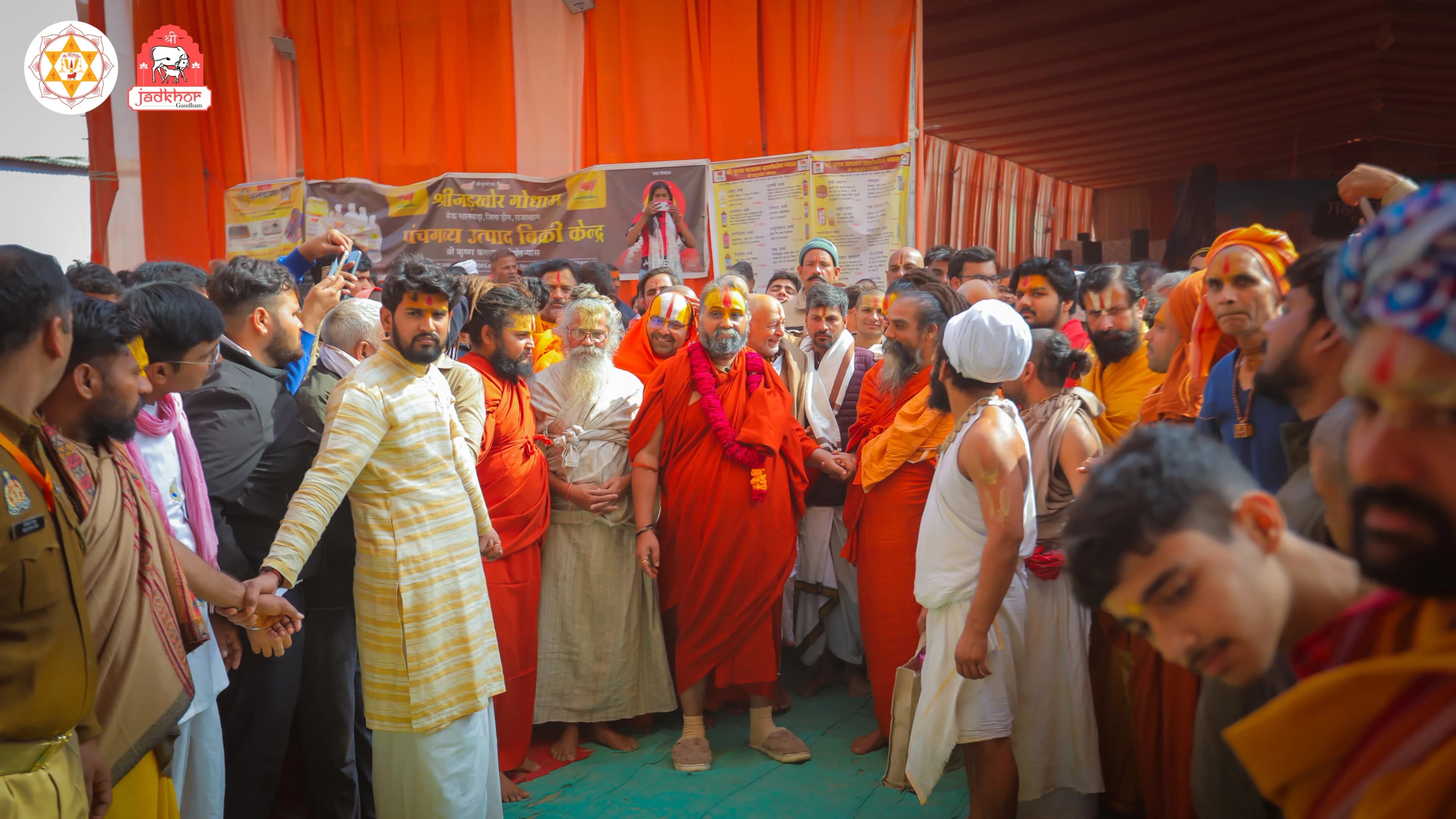 श्री जदखोर गोधाम में पूज्य संतों के सानिध्य में विशाल आध्यात्मिक समागम